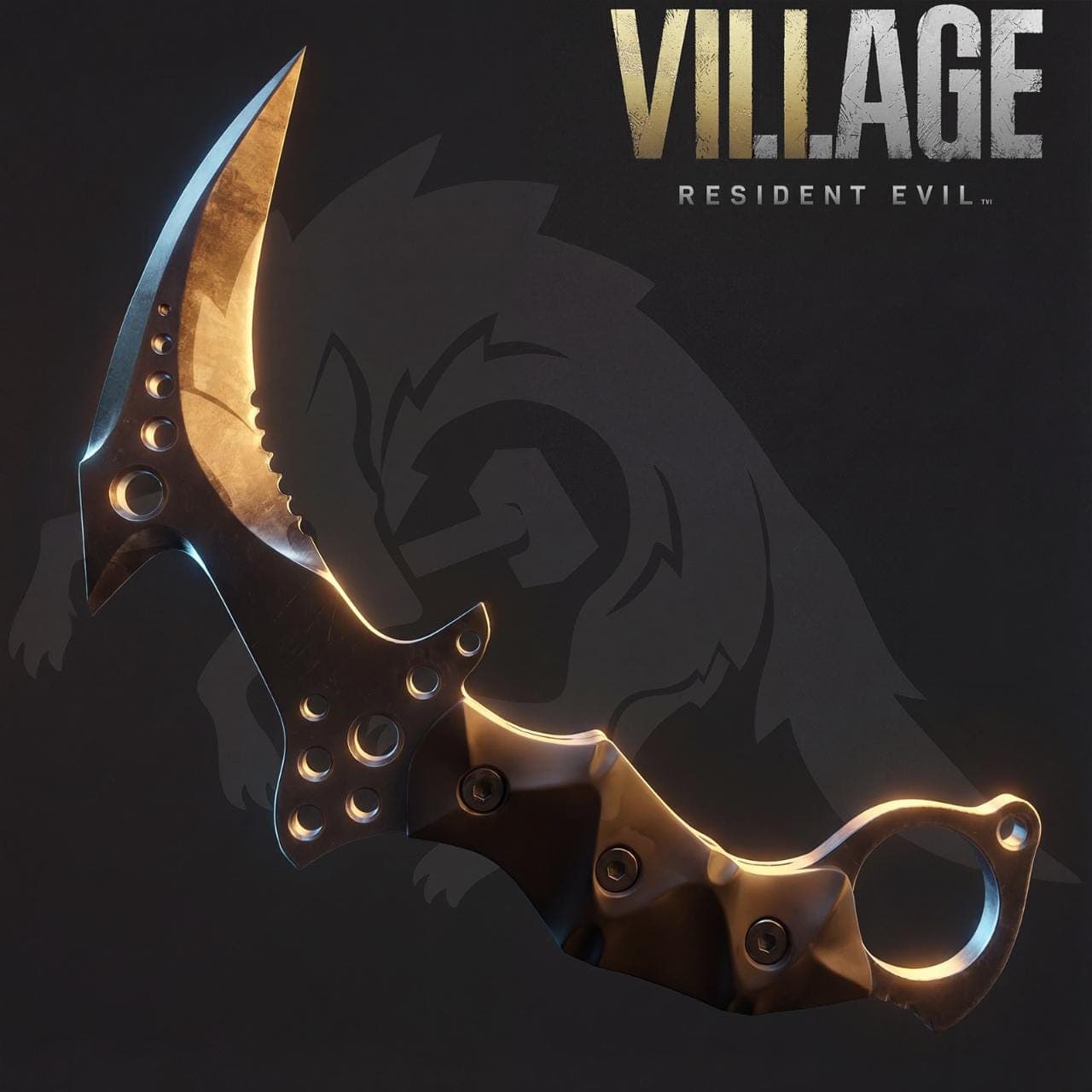 Resident Evil Village Karambit Knife – 3D Printed Cosplay Prop